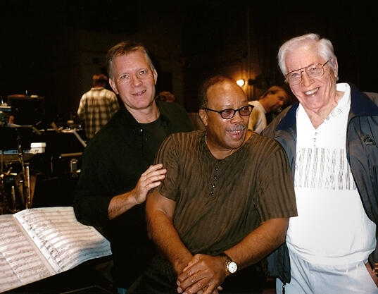 Larry Williams, Quincy Jones, and Larry's dad