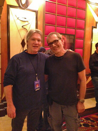 Larry and Vinnie Colaiuta in Las Vegas.